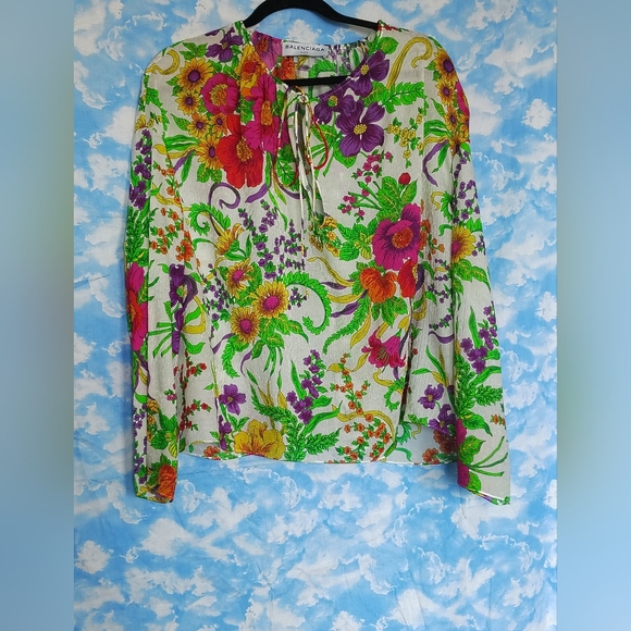 Floral Print Women's Top - Picture 1 of 4